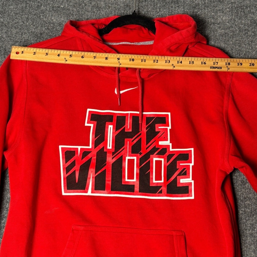 Nike Hoodie Mens Small Red The Ville Jason Graphic Pullover 598437-657 - Picture 15 of 16
